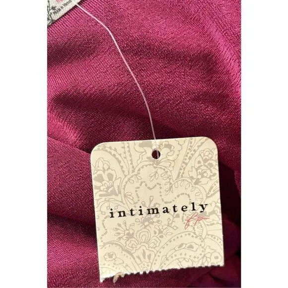Intimately Free People Turnt Bodysuit in Very Berry NWT Size XL - Picture 6 of 6